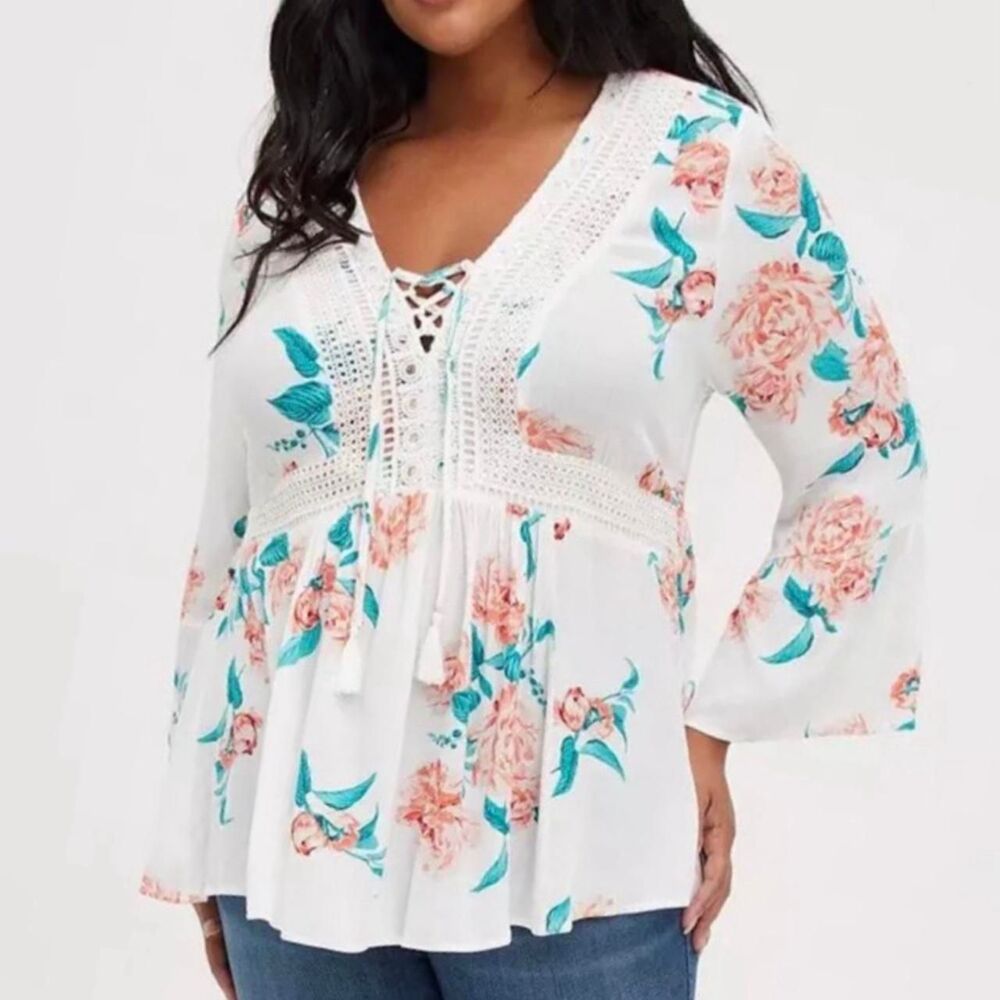 Torrid Women's multi Blouse